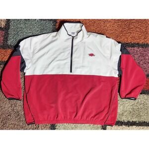 Rivalry Threads Arkansas Razorbacks Tailgate Half-Zip Sweatshirt Men 2XL
